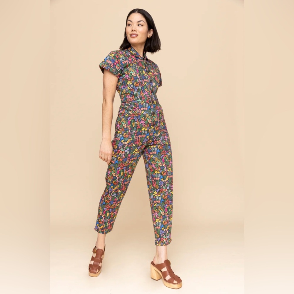 Mixed by NASRIN Secret Garden Jumpsuit - Multicolor Floral Print